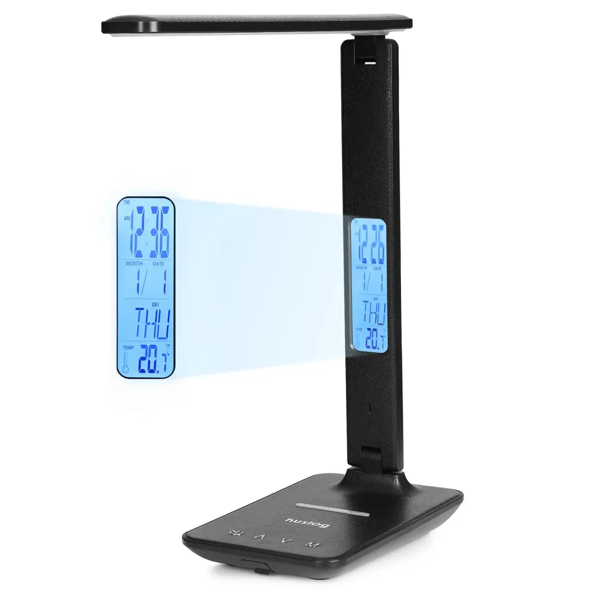 Laualamp Huslog OW-3912 juhtmevaba laadija ja LCD-ekraaniga