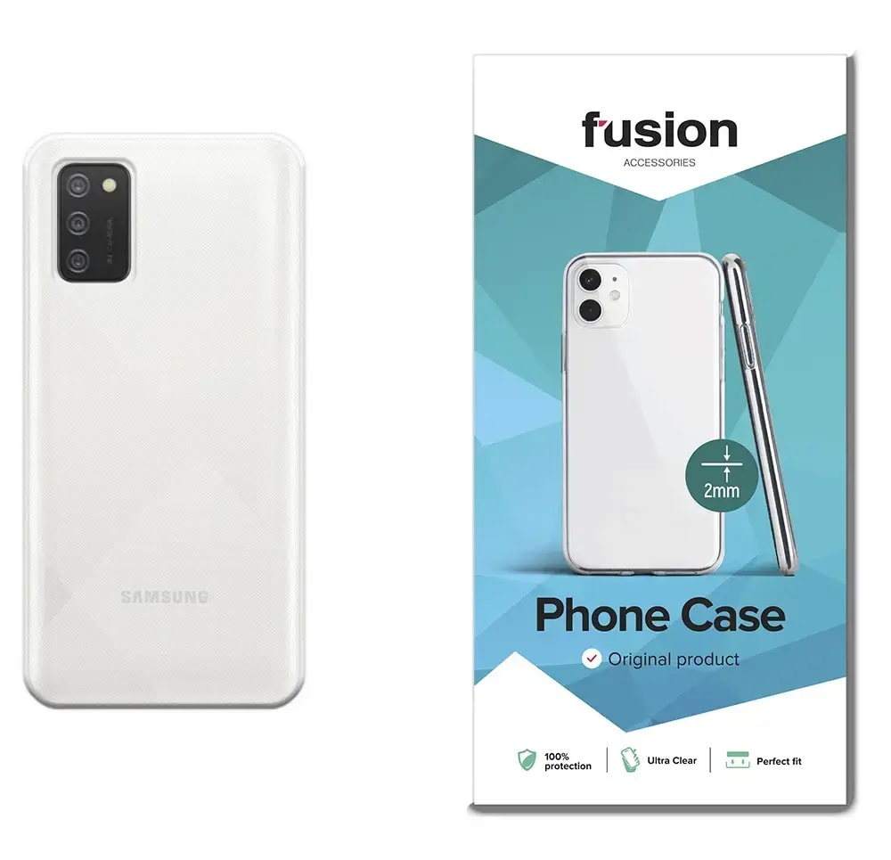Fusion Ultra Clear 2 mm clear case for Samsung Galaxy A02s
