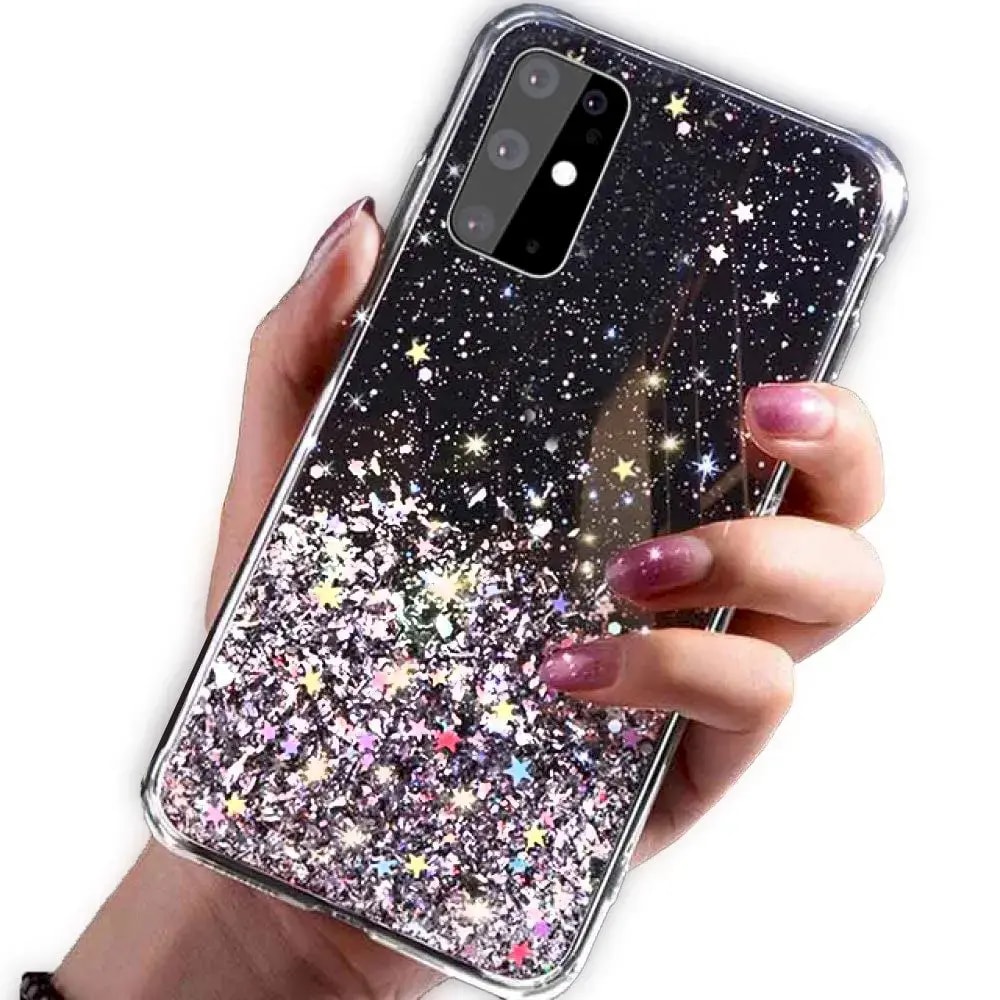 Чехол для iPhone 11 Pro Fusion Glue Glitter, чёрный