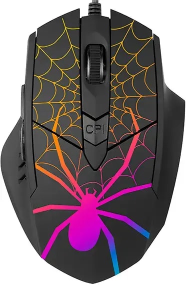 Игровая мышь Tracer GameZone Black Widow, RGB, проводная, черная
