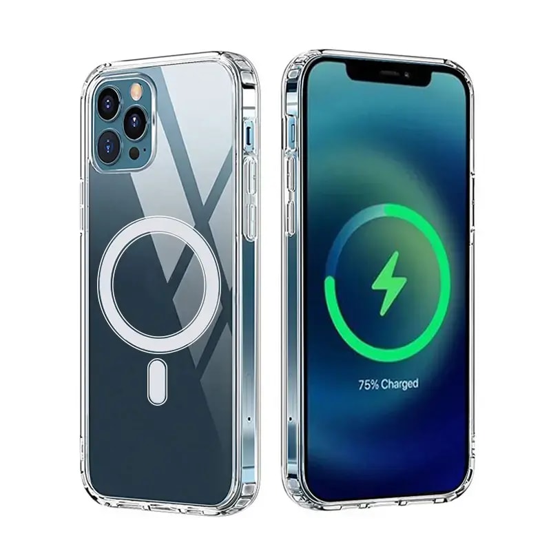 Прозрачный чехол для iPhone 16 Plus Fusion Mag Anti Shock 1.5mm Silicone с MagSafe