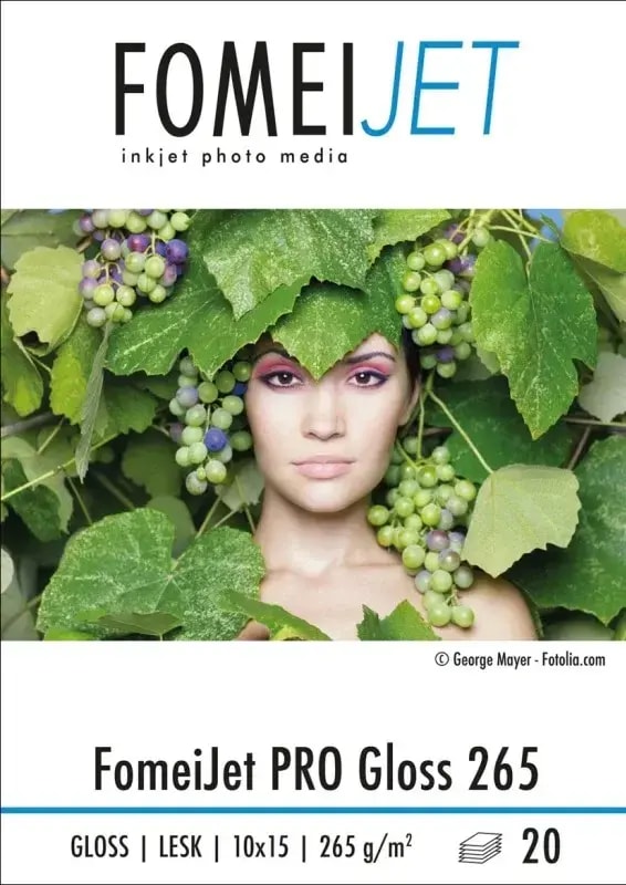Fotopaber Fomei PRO Gloss 10 × 15, läikiv, 265 g/m², 20 lehte