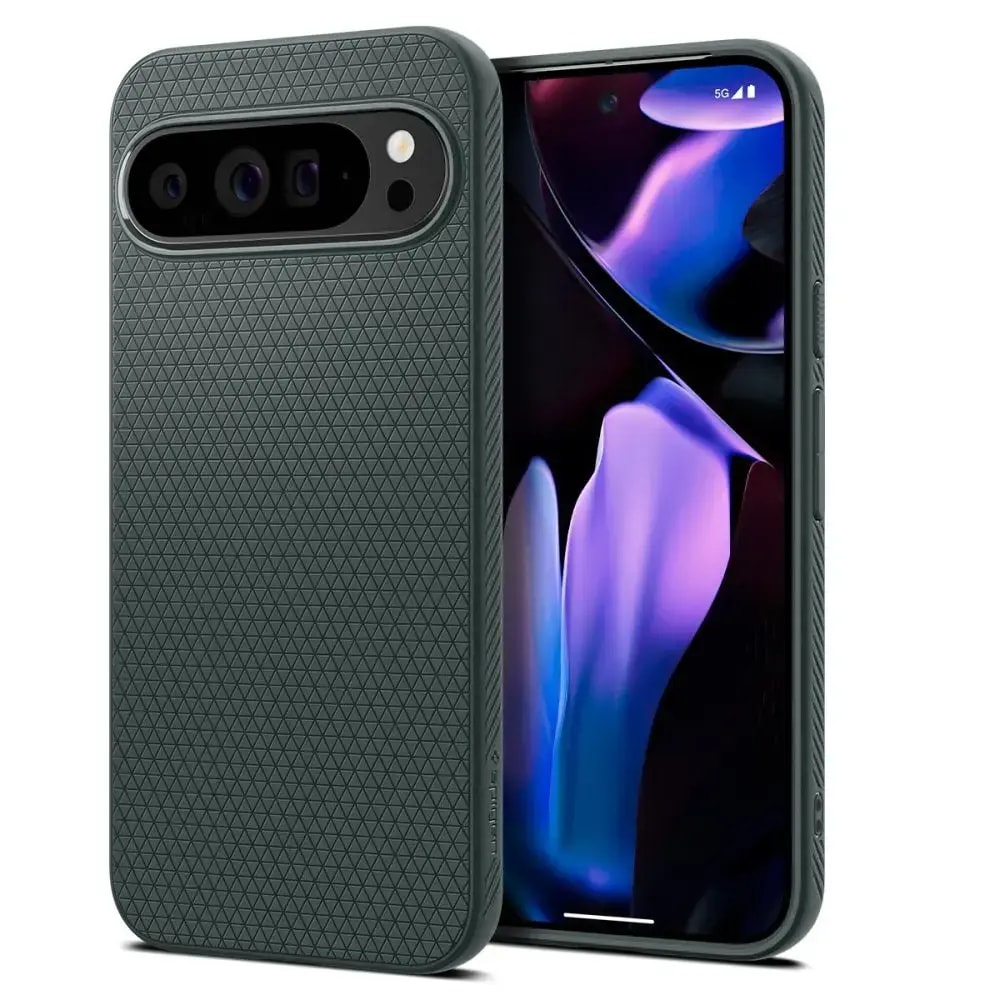 Ümbris Google Pixel 9 Pro XL, Spigen Liquid Air, roheline