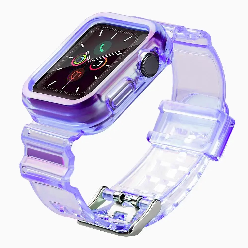 Kellarihm Apple Watch 38/40/41 mm, Fusion Light Set, silikoon, lilla