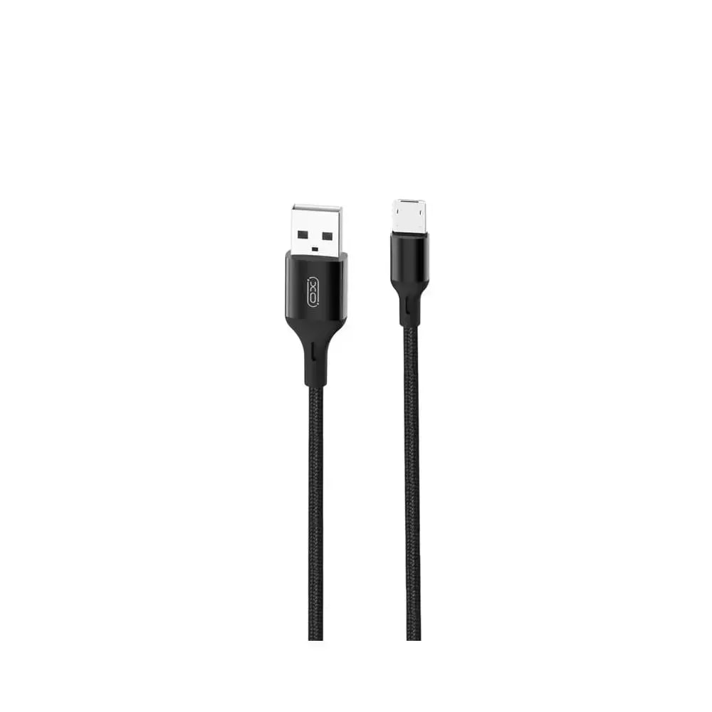 Кабель USB-A – Micro USB XO NB143, 1 м, 12 Вт, чёрный