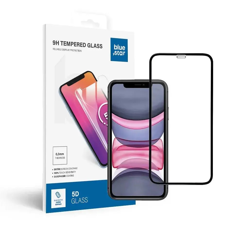 Защитное стекло для iPhone XR / 11 Blue Star 5D