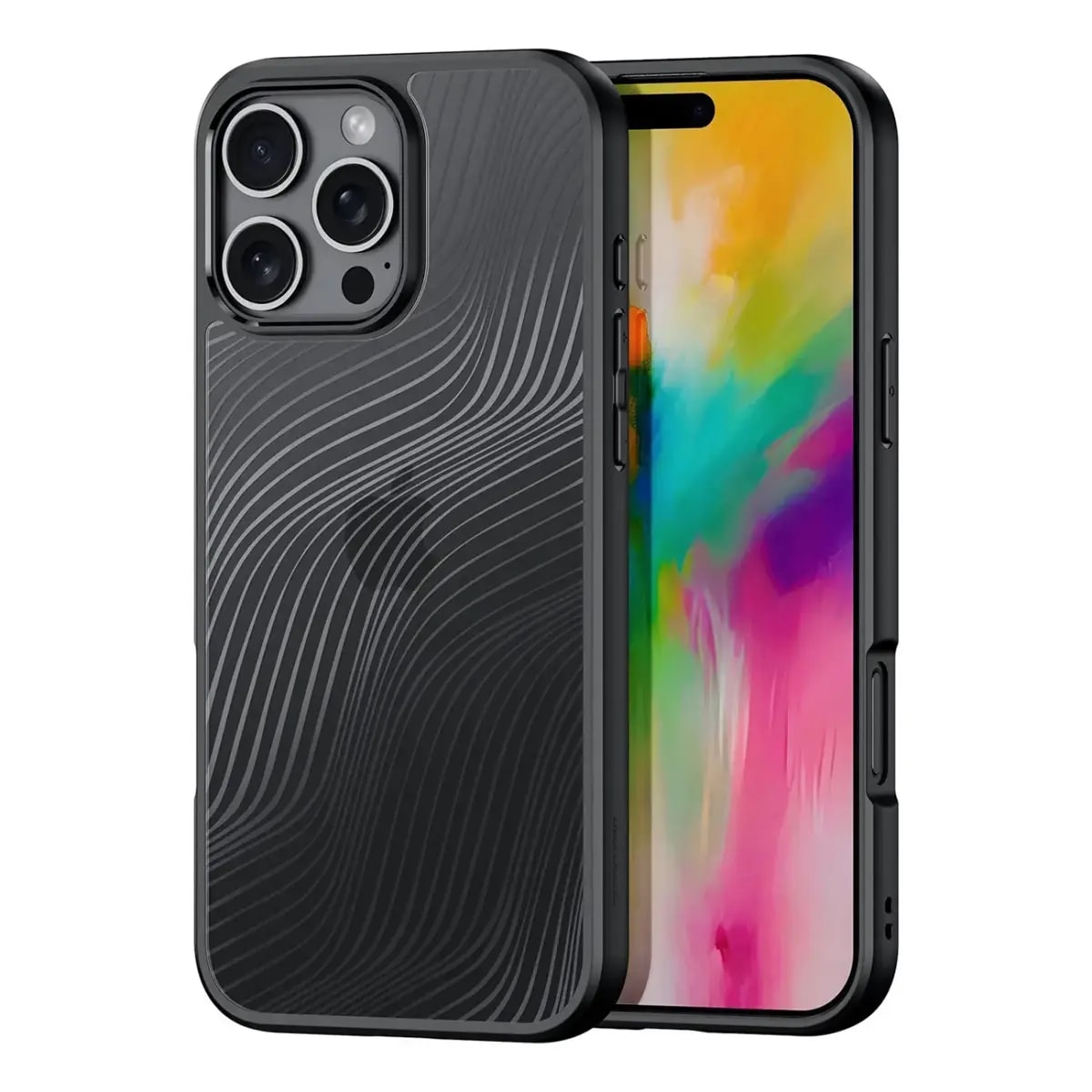 Ümbris iPhone 16 Pro Max, Dux Ducis Aimo, must