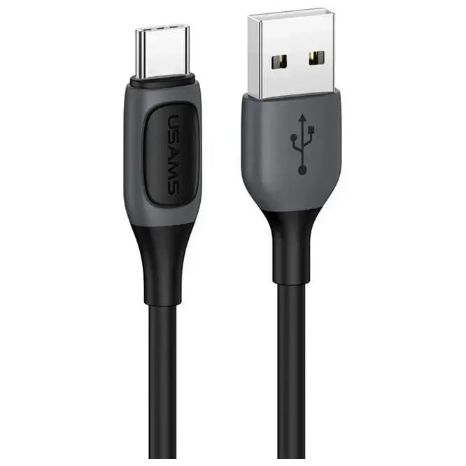 Кабель USB-C Usams US-SJ596, 1 м, 15 Вт, чёрный