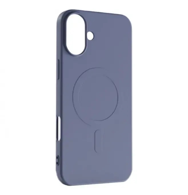 Liquid Silicone case with MagSafe for iPhone 16 Pro, blue