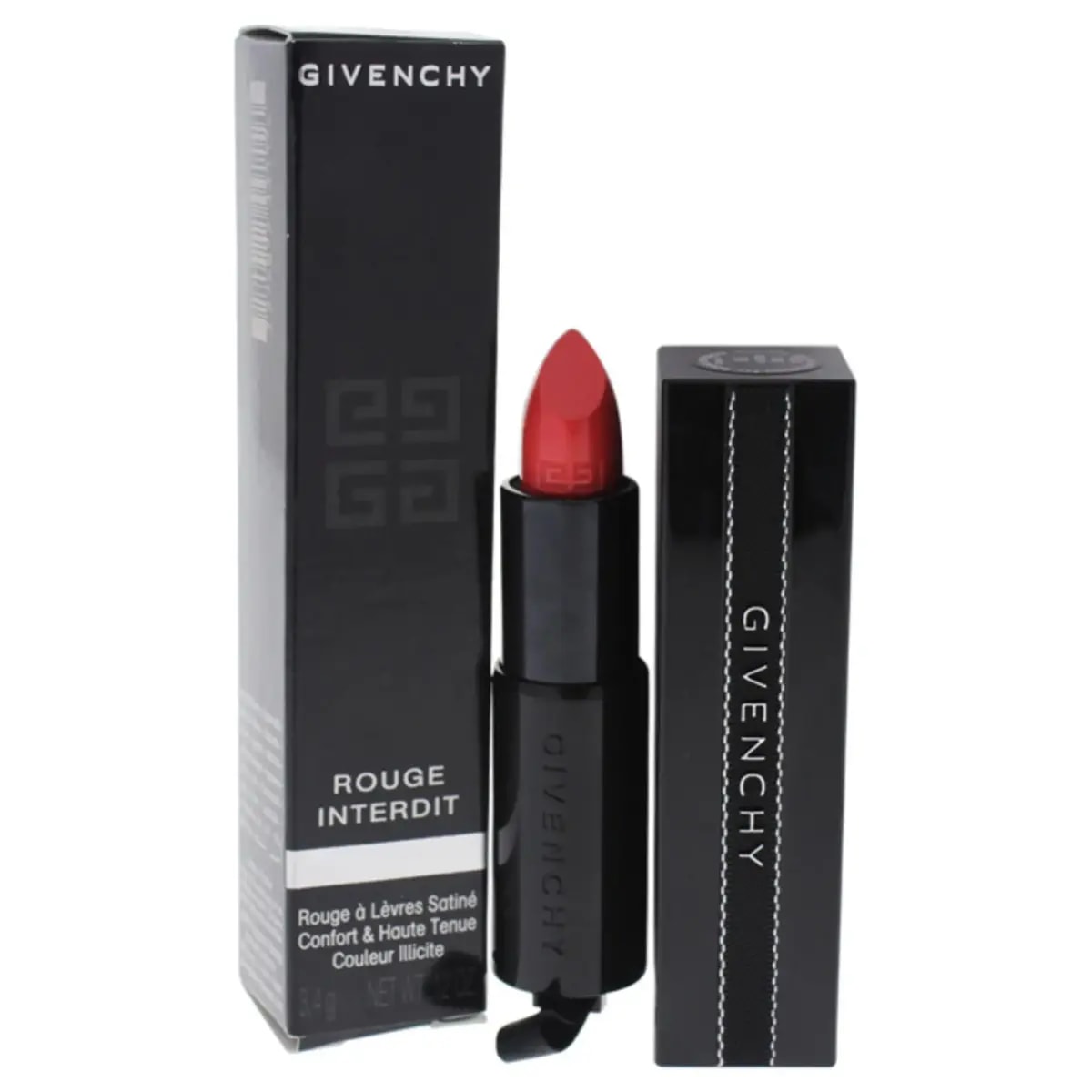 Givenchy Rouge Interdit Cream lipstick, 16 Wanted Coral, 3.4 g