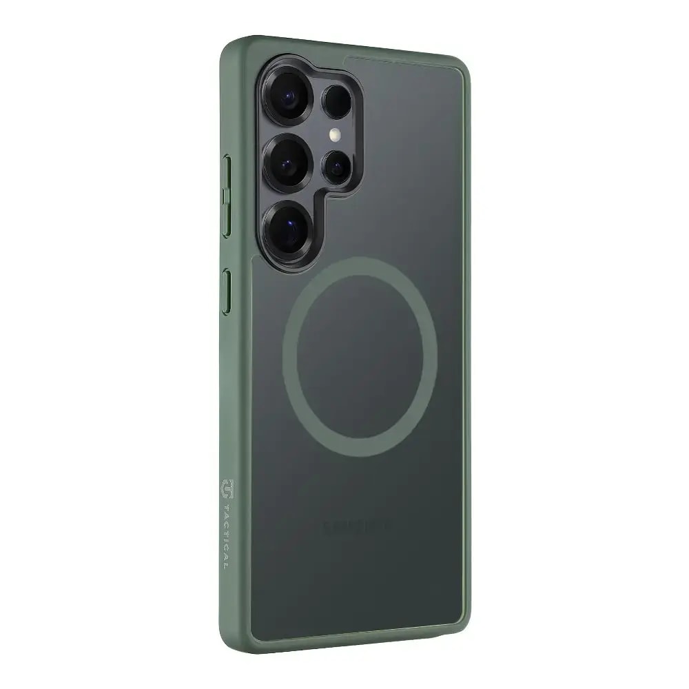 Tactical MagForce Hyperstealth case with MagSafe for Samsung Galaxy S25 Ultra, green