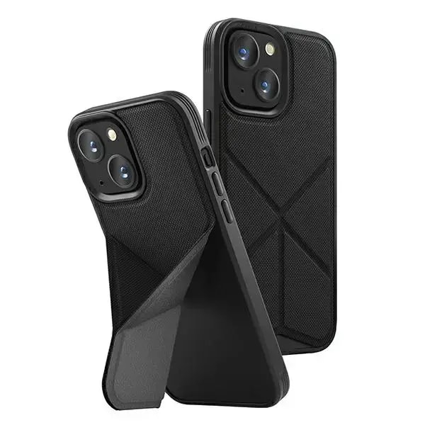 Uniq Transforma case for iPhone 14 Plus 6.7″, Magclick Charging, ebony black