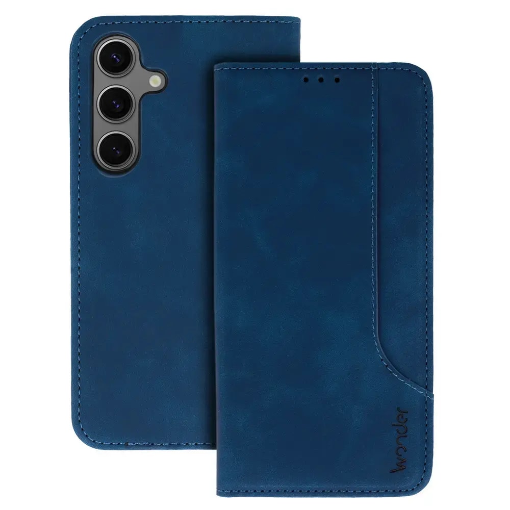 Wonder Prime folio case for Oppo A18, navy blue