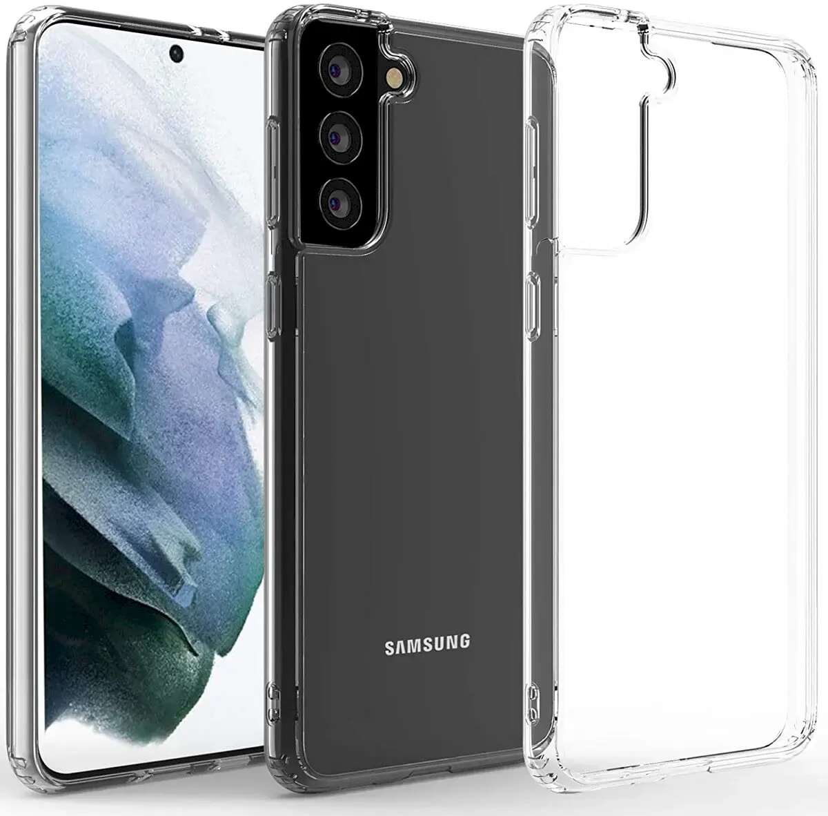 Läbipaistev ümbris Samsung Galaxy S21+, GoodBuy Ultra 0.3mm