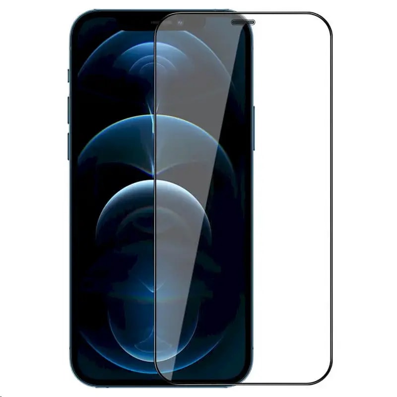 Kaitseklaas iPhone 12 6.1, Nillkin HD Full Cover