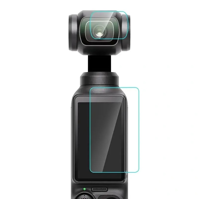 Защитные стёкла Puluz PU950T для экрана и объектива DJI Osmo Pocket 3