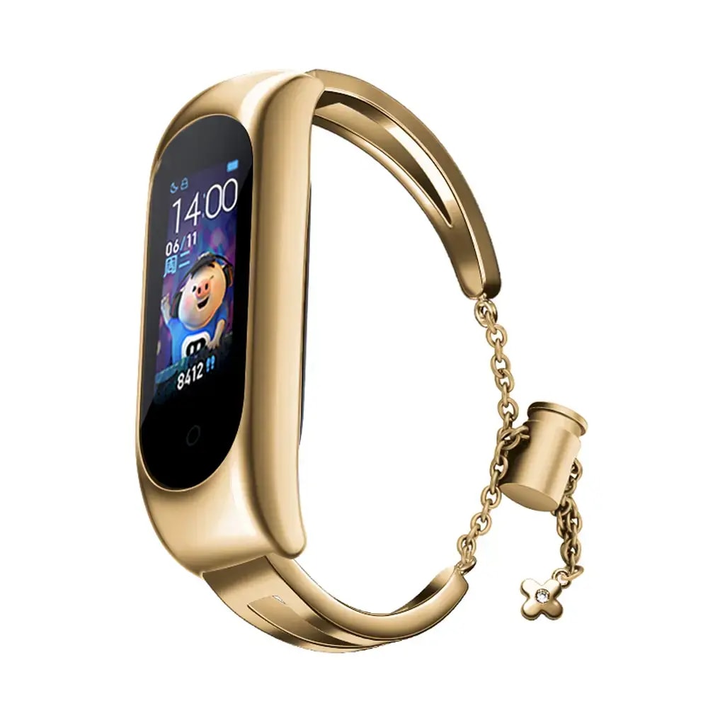 Kellarihm Xiaomi Mi Band 3/4/5/6, Fusion Metal Bracelet, roostevaba te, FUS-RM-MI5-GO