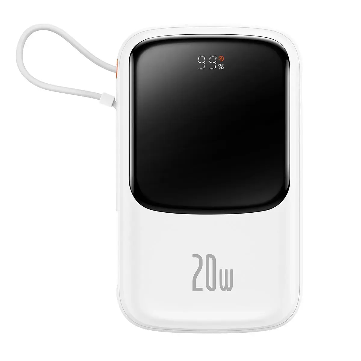 Повербанк Baseus Qpow PRO, 10 000 мА·ч, 20 Вт, белый