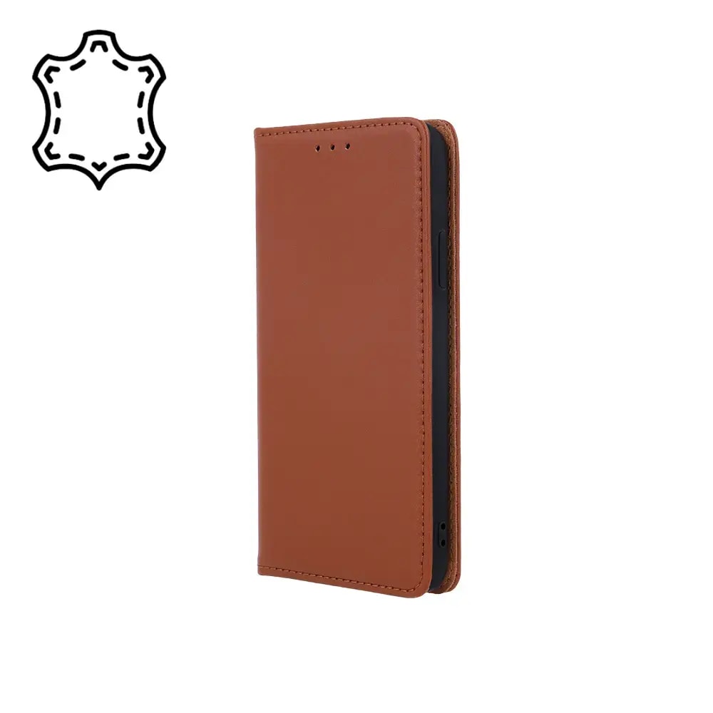 Чехол для Redmi 12C Fusion Leather, коричневый