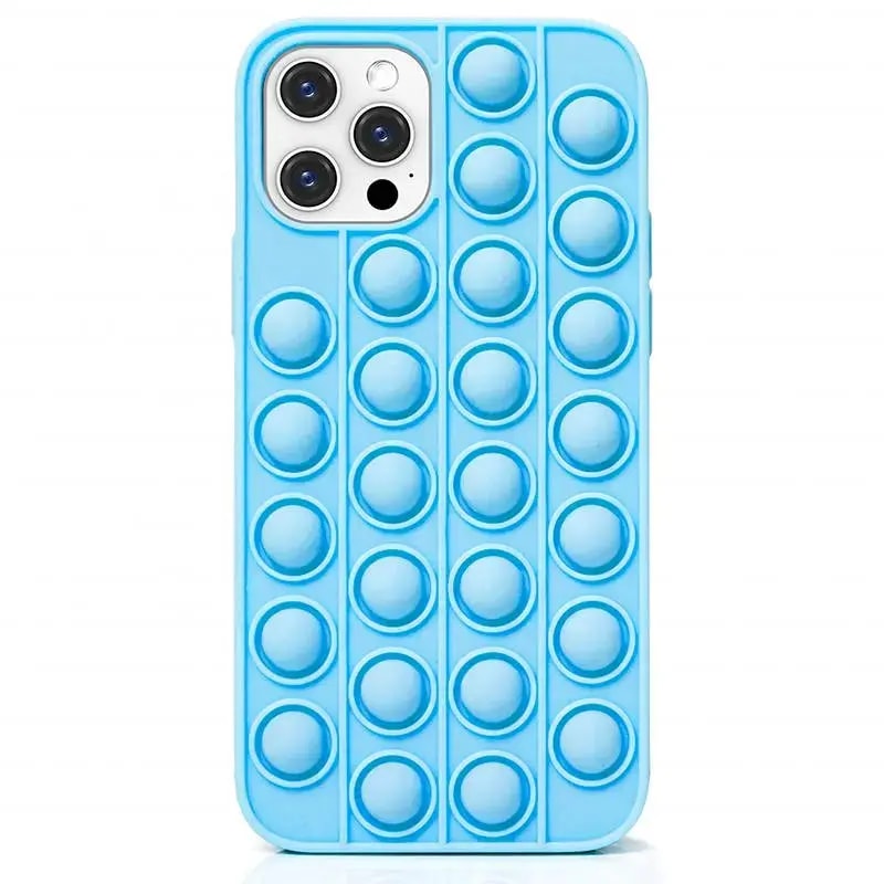Чехол для iPhone 12 / 12 Pro Fusion Pop It, синий