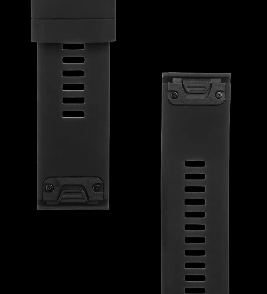 Kellarihm Garmin Fenix 5X/6X/7X/8 26 mm, Tactical, silikoon, must