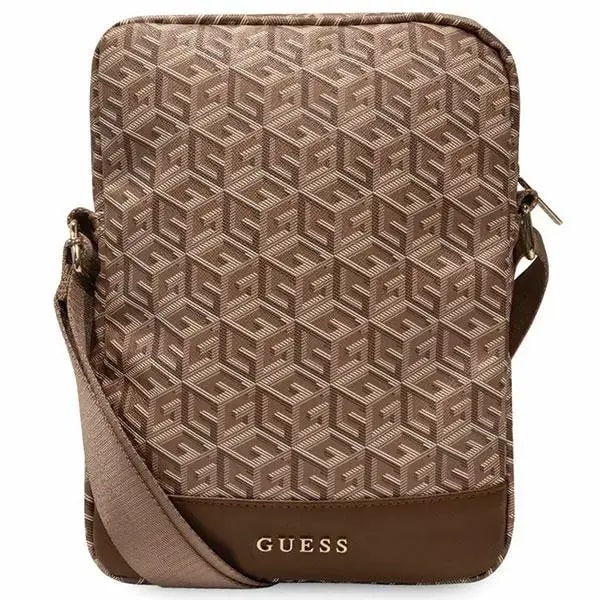 Сумка для планшета Guess GCube Stripe 10″, коричневая