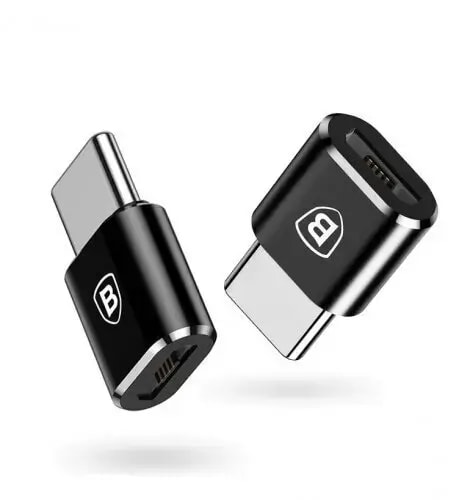 Adapter Baseus Mini, Micro USB – USB-C, must