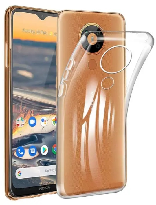 Прозрачный чехол для Nokia 5.3 Fusion Ultra 1 мм Protect