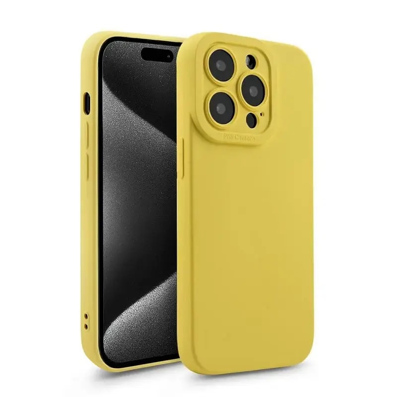 Ümbris Samsung Galaxy A53 5G, Fusion Softy Protect, kollane