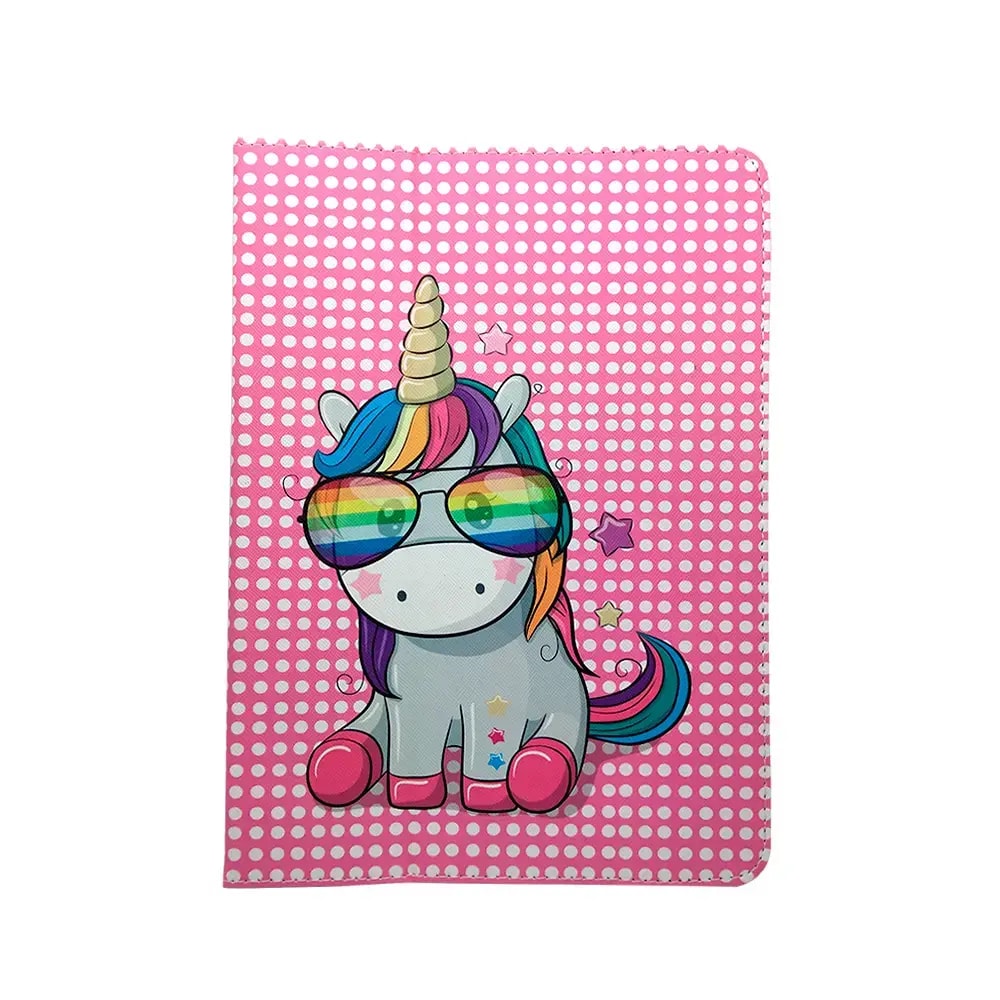GreenGo Rainbow Unicorn universal tablet case, 9–10″
