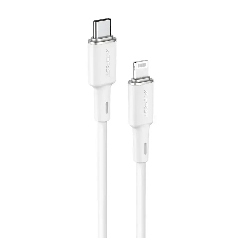 Кабель USB-C – Lightning Acefast C2-01, 1,2 м, 30 Вт, MFi, белый