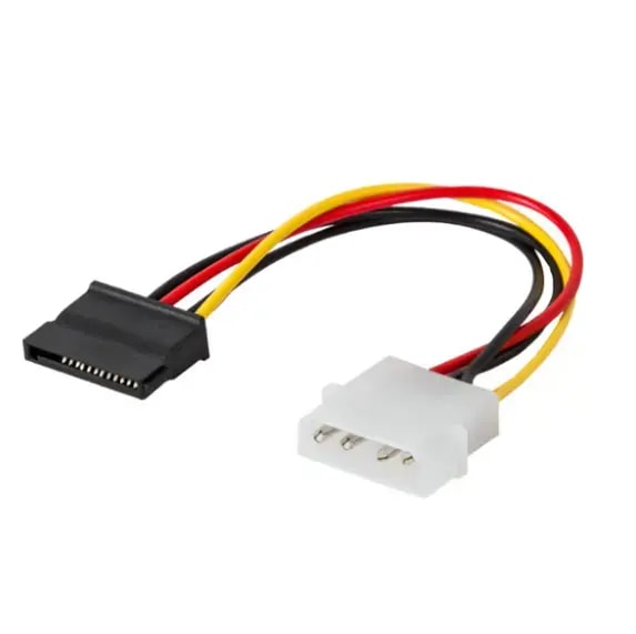Toiteadapter Savio AK-10 Molex – SATA, 18 cm