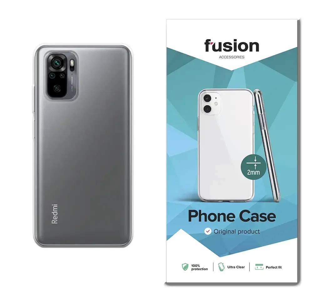 Fusion Ultra Clear Series 2 mm Silicone clear case for iPhone 13 Pro