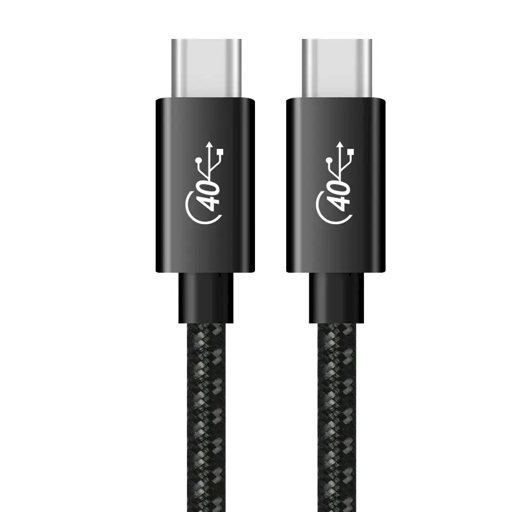 Kaabel USB-C – USB-C Fusion Superior, 1,5 m, 100 W, must