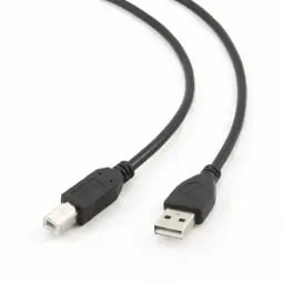 Printerikaabel Lanberg USB-A – USB-B, USB 2.0, 1 m, must