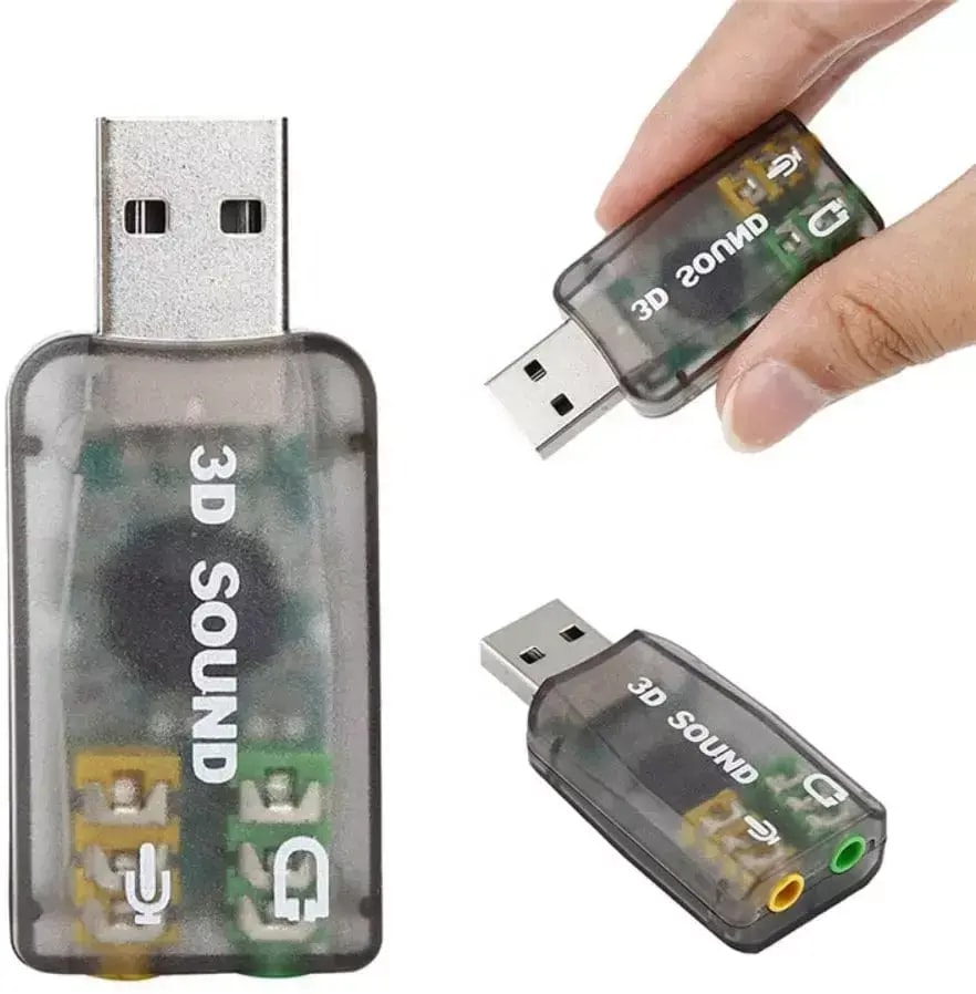 Звуковая карта USB Fusion 3D, звук 5.1