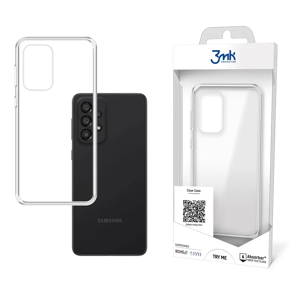 Ümbris 3mk Protection Clear Case Samsung Galaxy A33 5G, läbipaistev