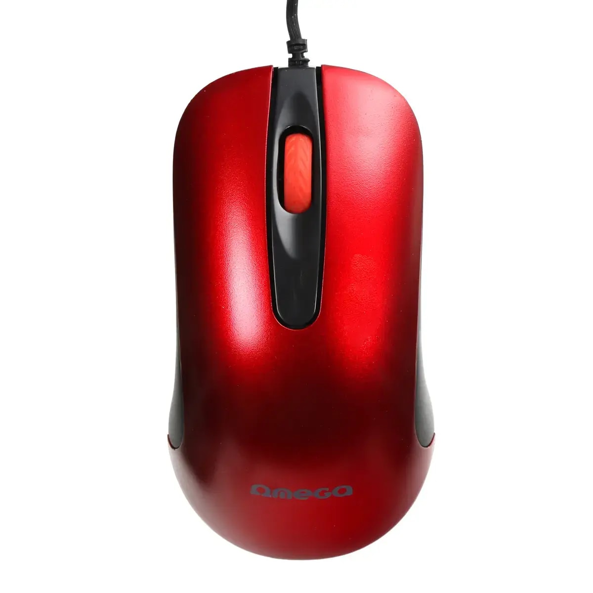 Omega OM0520R computer mouse, 1000 DPI, USB, red