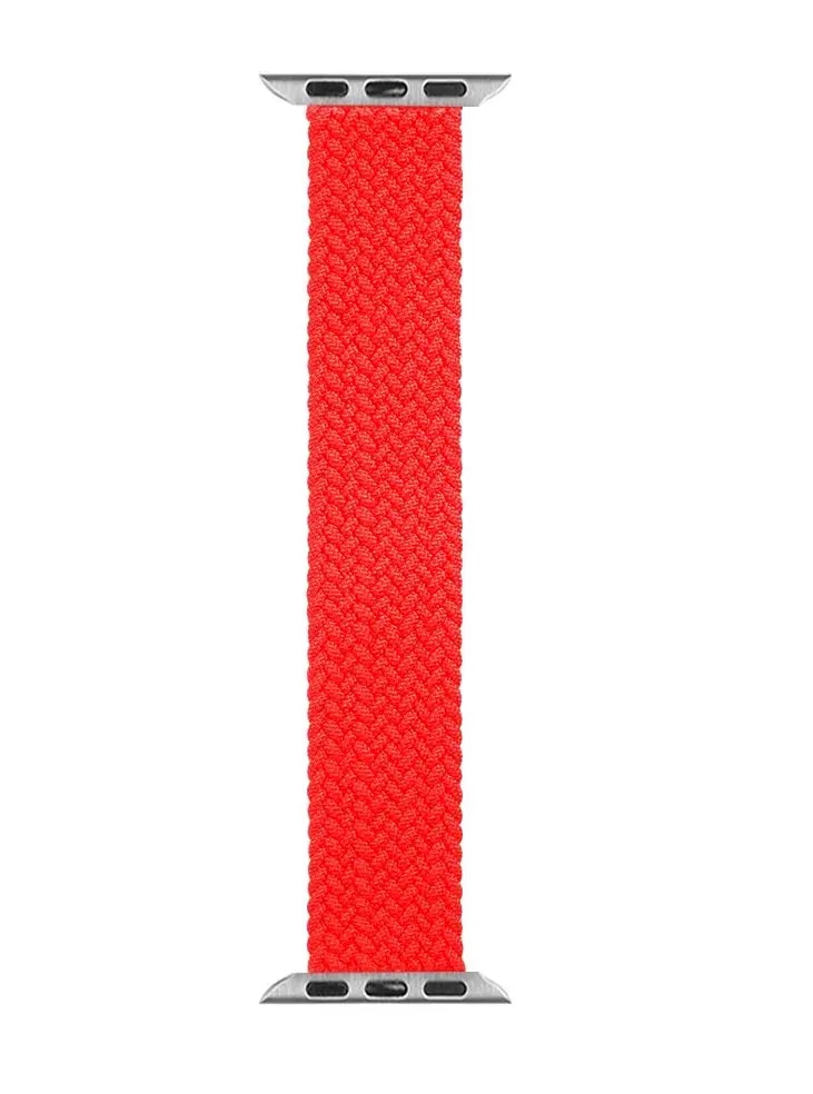 Tactical 758s Braided String nylon band for Apple Watch 38/40/41 mm, red