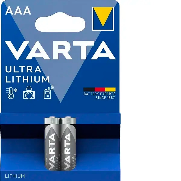 Liitiumpatareid Varta Ultra Lithium AAA, 2 tk
