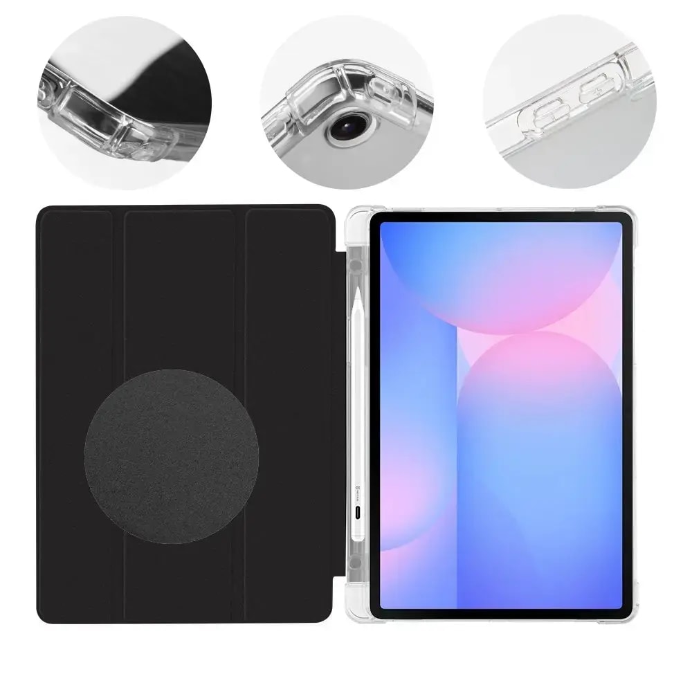 Obal:Me MistyTab tablet case for Samsung Galaxy Tab S10 Lite/S9/S9 FE/S10 FE, black