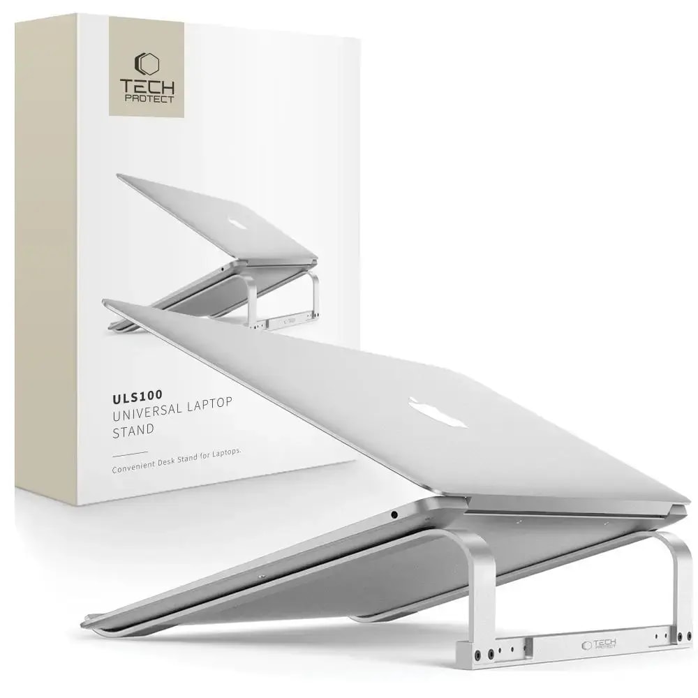 Sülearvuti alus Tech-Protect ULS100, kuni 16", hõbedane