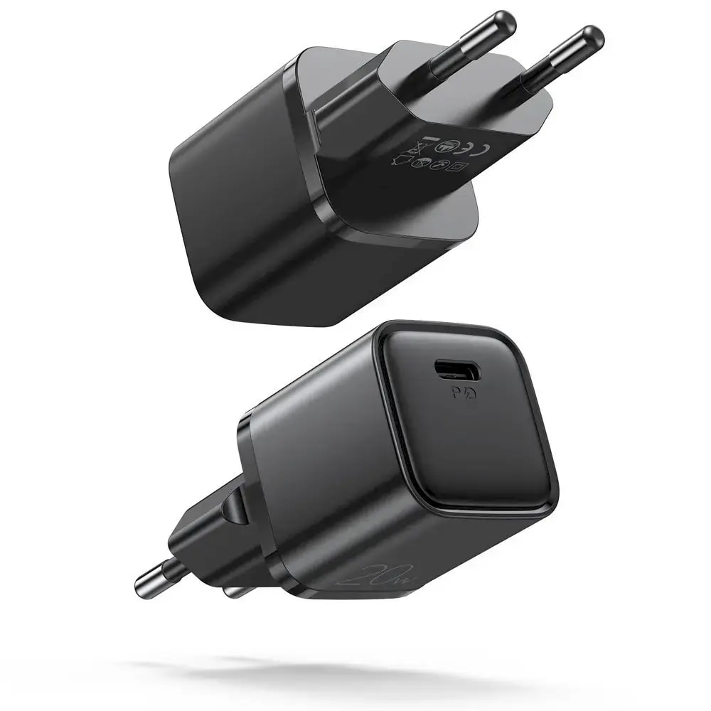 Joyroom L-P202 wall charger, 20 W, USB-C, black