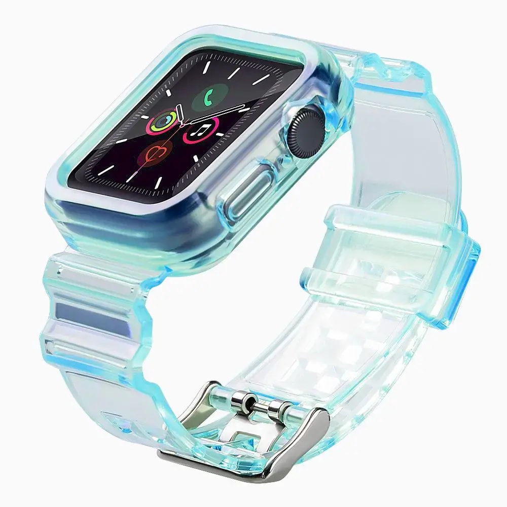 Kellarihm Apple Watch 38/40/41 mm, Fusion Light Set, silikoon, sinine