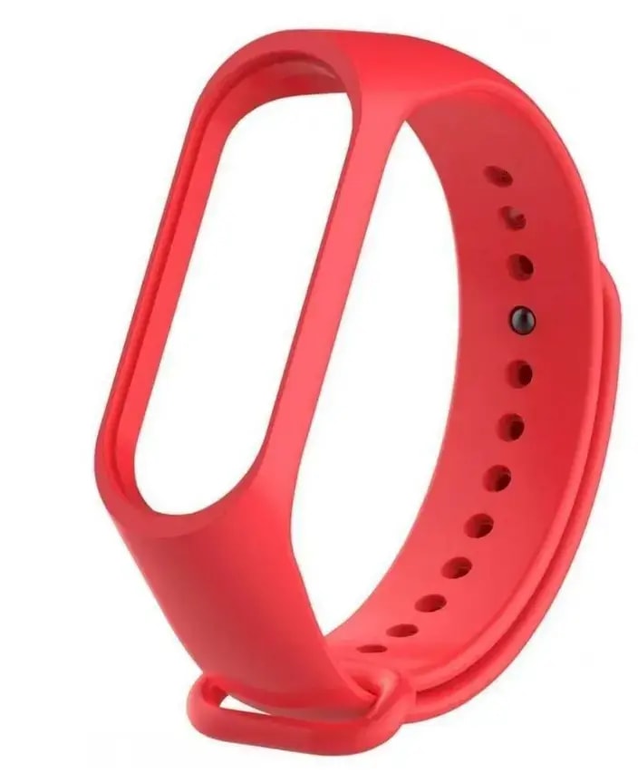 Kellarihm Xiaomi Mi Band 3/4, Fusion Wave, silikoon, punane