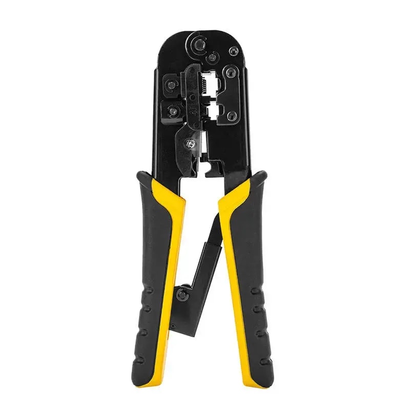 Клещи для обжима коннекторов Deli Tools EDL4971, 4P/6P/8P