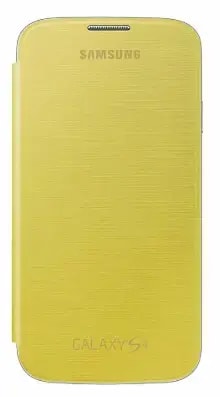 Чехол-книжка для Samsung Galaxy S4 Samsung EF-FI950BYEGWW Flip Original, жёлтый