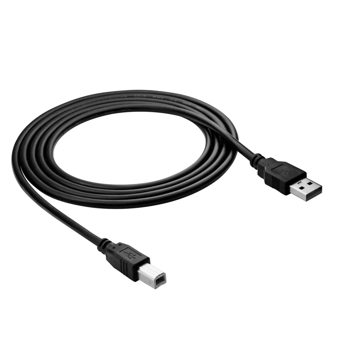 USB-kaabel Akyga AK-USB-04, USB-A – USB-B, USB 2.0, 1,8 m, must