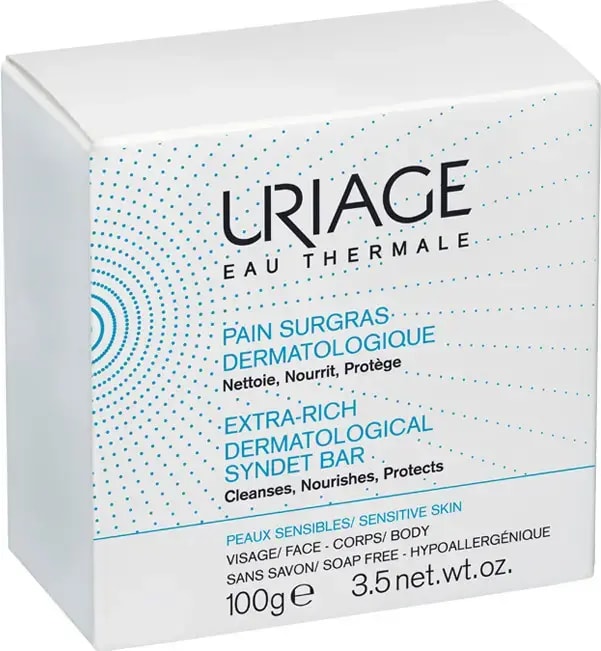Дерматологическое мыло Uriage Surgras, 100 г