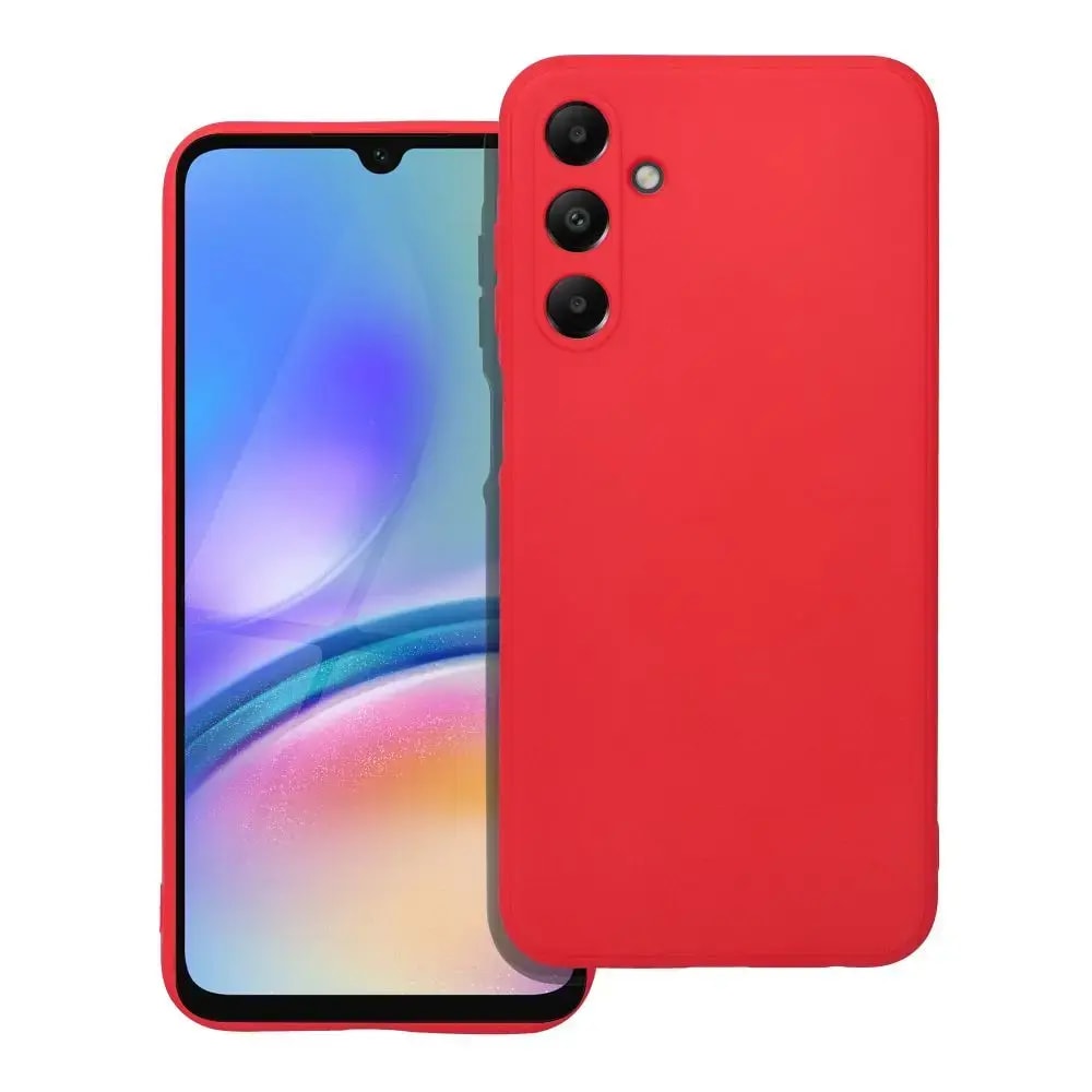 Чехол для Samsung Galaxy A25 Fusion Elegance Fibre Silicone, красный